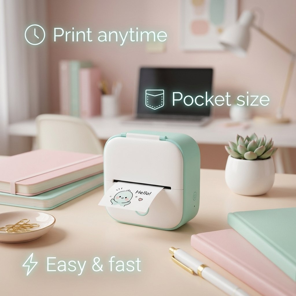 Portable Mini Printer By Aliver