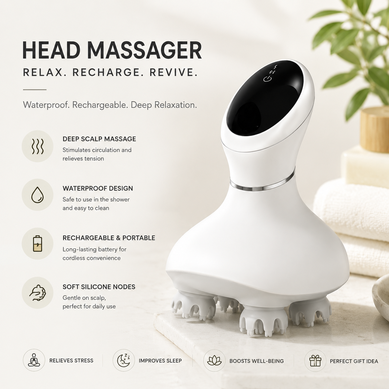 Head Massager By Aliver